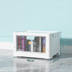 Blue and white large