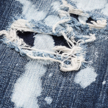 urban TEEN  Fashion Ripped Jeans STONE WASHED Pants