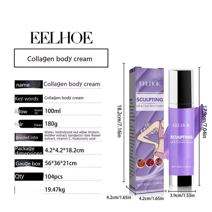 Collagen Body Cream Lifting And Firming Skin Belly Contracting Massage Moisturizing Skin