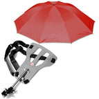 Grey / Wine red umbrella