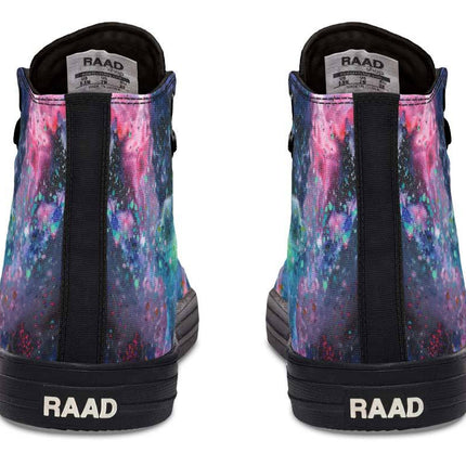 Printed Couple High Top Canvas Shoes