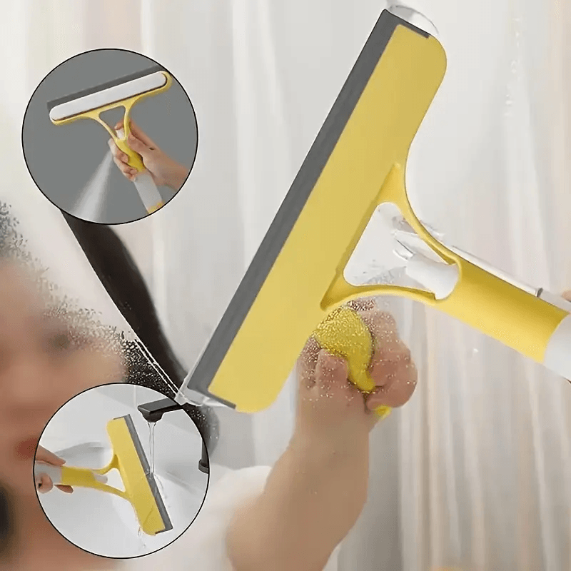 3-in-1 Window Scraper – Streak-Free Cleaning with Squeegee & Scraper!