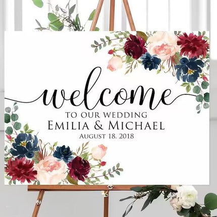 Creative Birthday Business Banquet Welcome Sign Boards