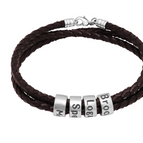 Steel color brown rope