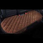 Brown / A long back seat pad