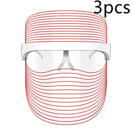 7 Color LED Mask Red Light Therapy Skin Rejuvenation Massager Beauty Home Skin Face Whitening Anti Aging SPA Device