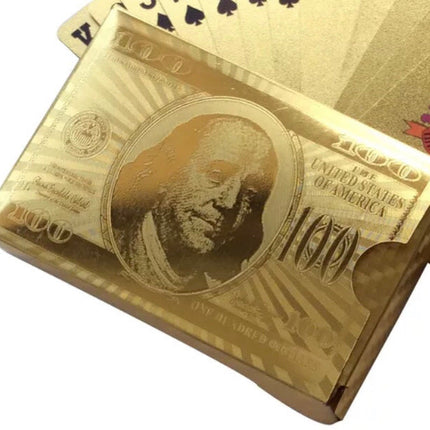 Creative Golden Plastic Poker Card Magic Card Waterproof Card Gift Board Game