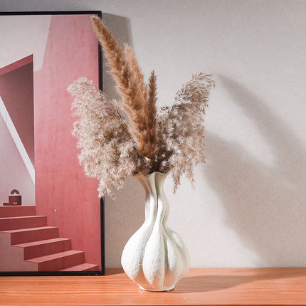 Home Decorations And Accessories Soft Decoration With Misty Style Ceramic Vase