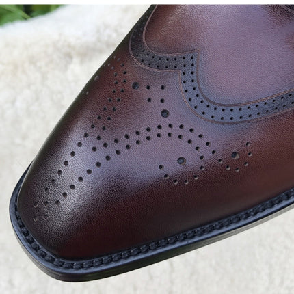 Men's Business Suit Carved Leather Shoes