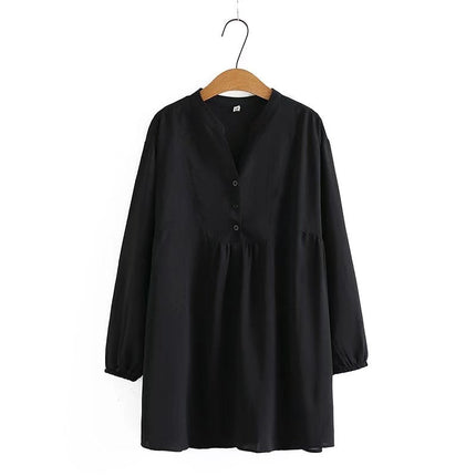 Fashionable Plus Size Women's Skirt Dress With Temperament