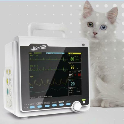 Veterinary PET Vet Patient Monitor Multiparameter ICU Machine Big Screen 6 Parameters