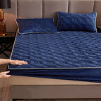 Classic Blue / 90x200cm Single Fitted Sheet