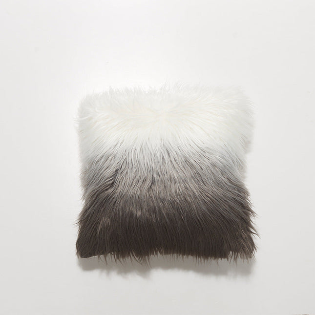 Nordic INS Style Gradual Color Wool Throw Pillow
