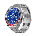 Red blue silver