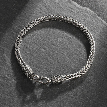 Men's Retro Stainless Steel Ins Style Personalized Bracelet