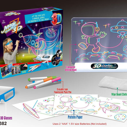 Three-dimensional Writing Board Graffiti Board