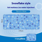 70x170Snowflake with pillow
