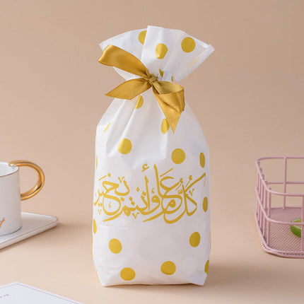 Drawstring Bag Food Bag Gift Bag Ribbon Packaging Bag 50 Pcs A Pack