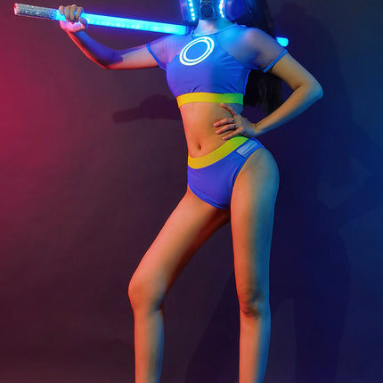LED Luminous Biochemical Gas Mask Suit