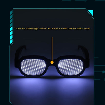 New LED Goggles Luminous Glasses Eccentric Personality Ball Performance Glasses