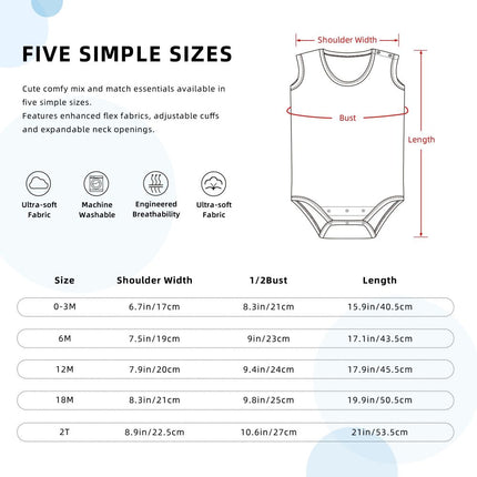 Create Your Own Soft And Skin-friendly Baby Cotton Sleeveless Romper