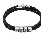 Steel color black rope