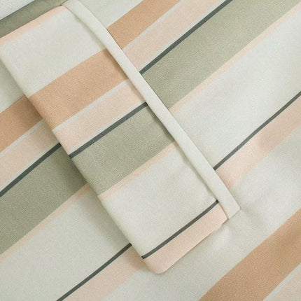 Women's Summer New Product Striped Casual Suit Jacket