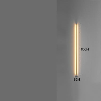 Simple Modern Minimalist Long Strip Living Room Grille Wall Lamp