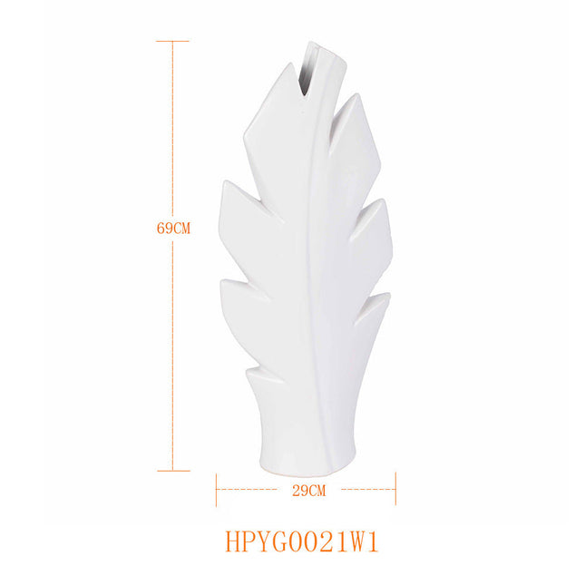 Model Room Exhibition Hall Entrance Matte Ceramic Art Vase