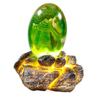 Green glowing lava base