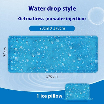 Gel Ice Pad Mattress Cooling Single PVC Cushion