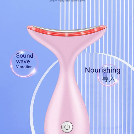 Face And Neck Care Color Light Wrinkle Neck Beauty Instrument Sonic Vibration Beauty Instrument