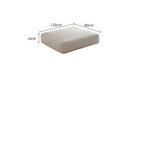 Beige / No latex cotton / Pedal 120x80x35cm