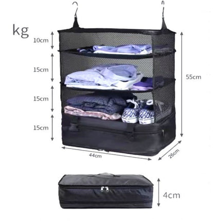 Outdoor Travel Suitcase Buggy Bag Business Trip Three Layers