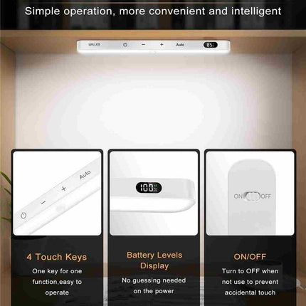 Motion Sensor Cabinet Light Battery Display Screen