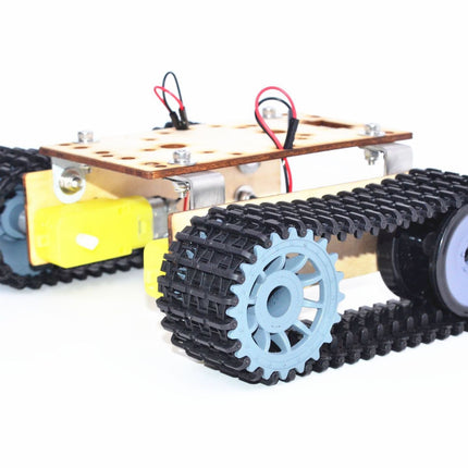 Economic Robot Single-layer Tank Chassis Building Blocks Wood Board