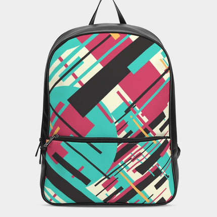 CREATIVE ABSTRACT CREATED BY FLIPSTYLEZ Classic Faux Leather Backpack