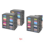 Grey / 60x43x35CM / 6PCS