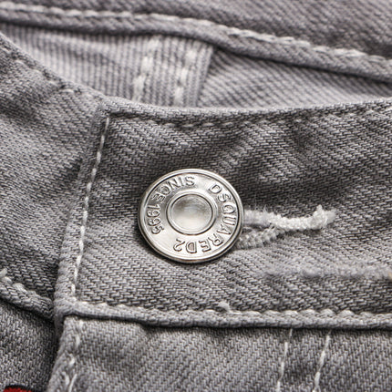 Grey Hong Kong Feng Shui Wash Slag Men's Jeans