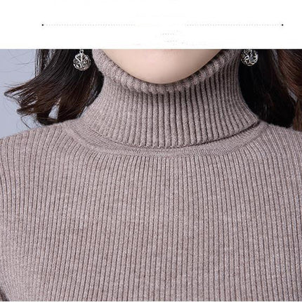 DARK GREEN Sweater Women's Pullover Autumn And Winter DRESS