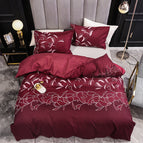 MolanBurgundy / Quilt cover 210X210cm pillowca