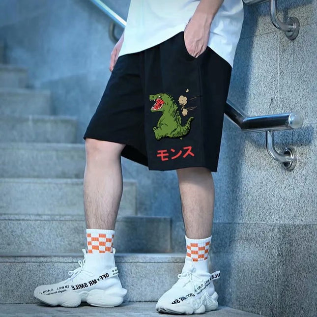 Plus Size Loose Sports Five Points Men's Pants