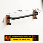 Black / Single Rod / 40CM