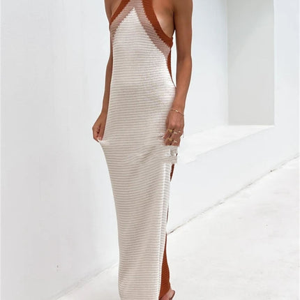 Long Knit Skirt Panel Bikini Plus Size Beach