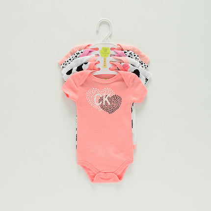 Fashionable Personality Baby Bronzing Printed Jumpsuit