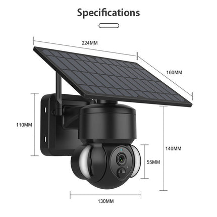 12000mA Rechargeable Battery Camera
