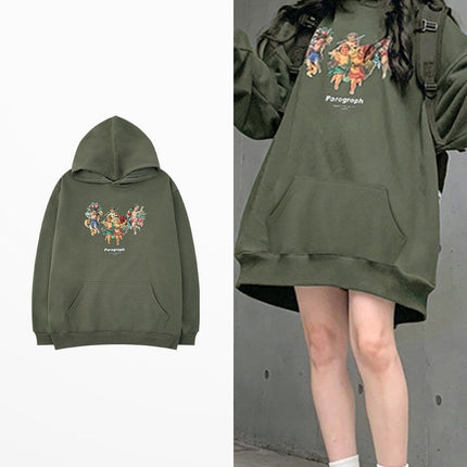 Hooded Sweater Plus Velvet Thickening Casual Ins Men's Sports Autumn Clothing