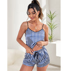 Sapphire Blue Stripes / S