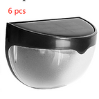 6pcs BlackMatte / White light
