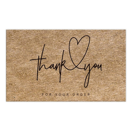 English Holiday Thank You Simple And DIY Creative Greeting Card